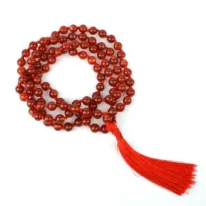 Red Onyx Japmala Necklace