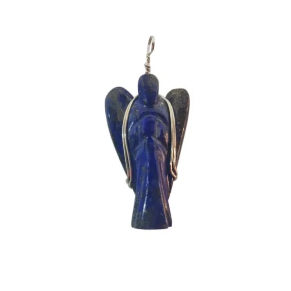 Lapis Lazuli Healing Angel Pendant