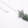 Green Jade Healing Crystal Pendulum