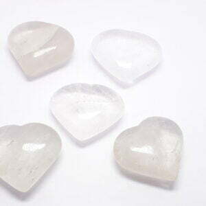 Selenite Heart Crystals