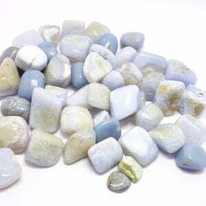 Natural Blue Lace Tumble Stone