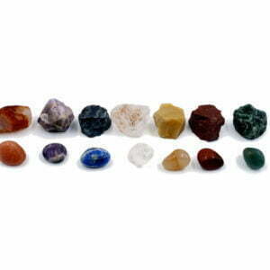 Sevan Chakra Heeling 7 Stone Tumbled Crystal Set