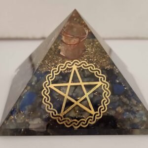 Lapis Lazuli Star of David Orgone Energy Pyramid for Sale