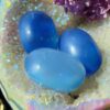 Blue Dyed Orgone Energy Palm Stones