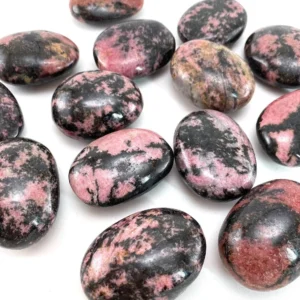 Bulk Rhodonite Pocket Stones -Smooth Stones