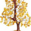 Golden Quartz Crystals Tree For Christmas Decoration-Gem Trees