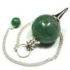 Celestial Harmony Sphere - Green Aventurine Gemstone Pendulum