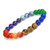 Unveil the power of natural elements with our Harmony Stones - 7 Chakra Reiki Gemstone Bracelets. Crafted with precision and imbued with the essence of seven chakras, these bracelets are more than just accessories; they're gateways to inner balance and spiritual alignment. Each bracelet boasts a symphony of genuine gemstones, carefully selected to resonate with the body's energy centers. From the grounding properties of Red Jasper to the enlightening energy of Amethyst, experience a harmonious blend of nature's finest offerings. Whether you seek tranquility, vitality, or clarity, our bracelets serve as conduits for Reiki energy, promoting healing and revitalization on all levels. Adorn your wrist with these exquisite gems, and embark on a journey of self-discovery and holistic wellness. Elevate your style and elevate your spirit with Harmony Stones - the epitome of elegance, energy, and enlightenment. Experience the power of synergy; embrace the allure of the chakras. Order now and let the journey to inner harmony begin