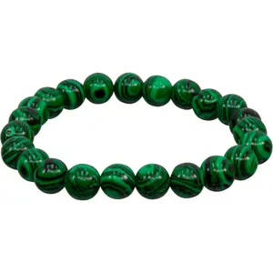 Unlock the beauty of nature with our MysticGreen Malachite Harmony Bracelets. Crafted with precision and care, these wholesale synthetic Malachite bracelets radiate an aura of serenity and elegance. Each bracelet is a masterpiece, meticulously designed to evoke a sense of balance and tranquility. The captivating swirls of green hues mimic the mesmerizing patterns found in natural Malachite stones, exuding a timeless allure. Infused with the healing energies of Malachite, these bracelets not only elevate your style but also promote inner harmony and emotional well-being. Whether worn for fashion or for holistic benefits, our bracelets are a symbol of empowerment and positivity. Experience the harmonizing properties of Malachite with our wholesale bracelets, perfect for retailers seeking to offer their customers a touch of nature's enchantment. Elevate your accessory collection with the MysticGreen Malachite Harmony Bracelets today!