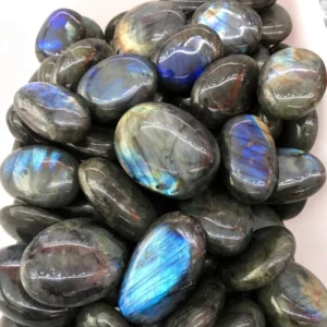 Natural Labradorite Large Palm Stones