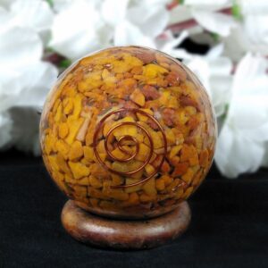 Orgone Energy Yellow Jasper Spheres