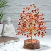 Red Carnelian Gemstone Tree For Decoration