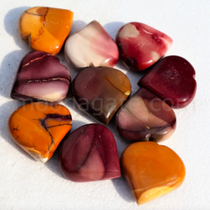 Radiant Harmony Mookaite Hearts