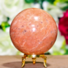 Wholesale Natural Crystal Peach Moonstone Gemstone Spheres