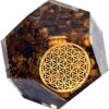 Seven Chakra Flower of Life Orgone Dodecahedron for EMF Protection