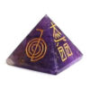 Wholesale Amethyst Reiki Engraved Gemstone Pyramids