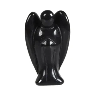 Wholesale Black Obsidian Gemstone Angel