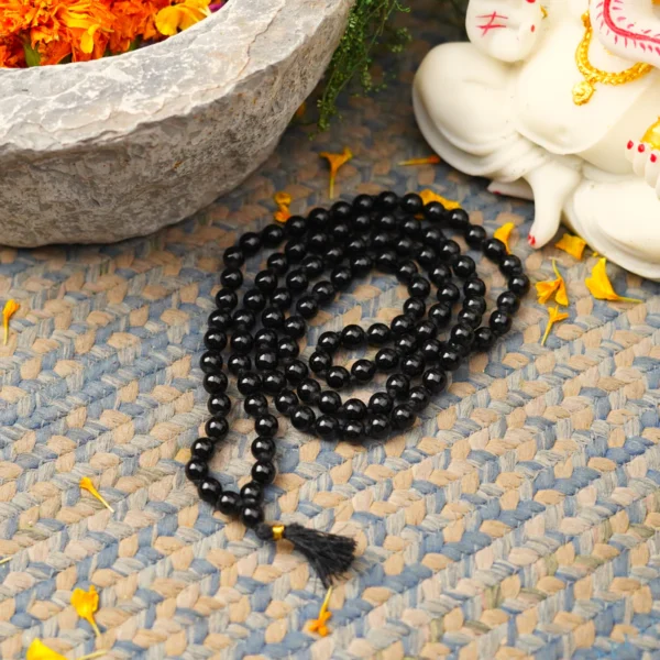 Wholesale Black Onyx Gemstone Beads Prayer Mala (108 Beads)