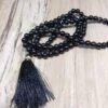 Wholesale Black Tourmaline Gemstone Beads Prayer Mala (108 Beads)