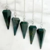 Wholesale Blood Stone Crystal Pendulum For Dowsing