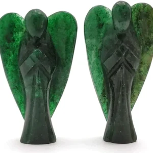Wholesale Crystal Green Jade Gemstone Angel