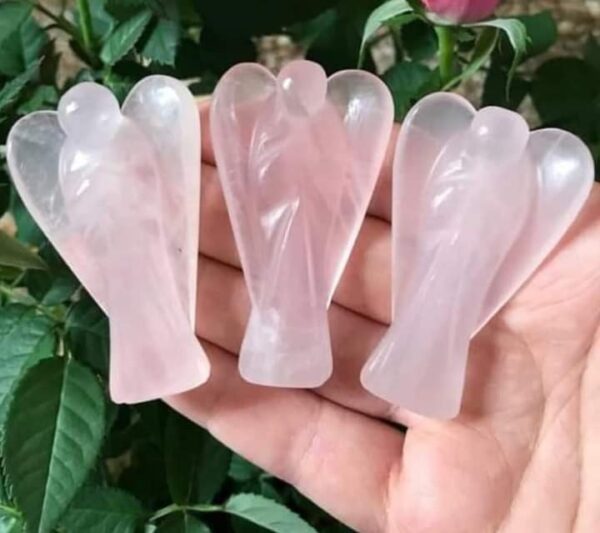 Wholesale Crystal Rose Quartz Gemstone Angel