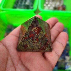 Wholesale Dragon Blood Stone Gemstone Pyramids