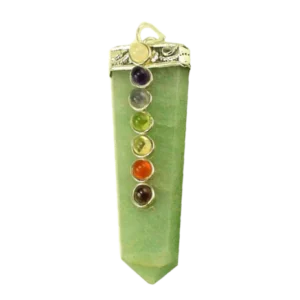 Wholesale Green Aventurine Chakra Chip Pendent