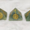 Wholesale Green Aventurine Reiki Engraved Gemstone Pyramid