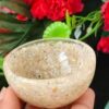 Wholesale Handmade Cream Moonstone Orgonite Energy Bowl