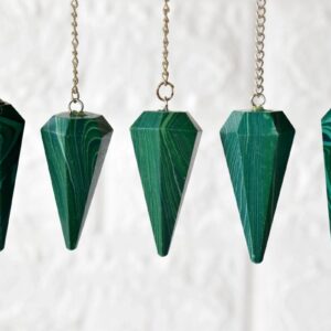 Wholesale Malachite Gemstone Pendulums