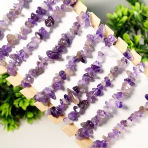 Wholesale Natural Amethyst Gemstone Chip Bracelets