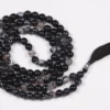 Wholesale Natural Black Sulemani Agate 8MM Gemstone Beads Prayer Mala ( 108 Beads )