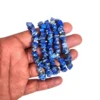 Wholesale Natural Blue Goldstone Gemstone Chip Bracelets