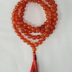 Wholesale Natural Carnelian 8MM Gemstone Beads Prayer Mala ( 108 Beads )