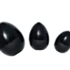 Wholesale Natural Crystal Black Obsidian Yoni Egg - Wholesale Agate Yoni Eggs For Sale