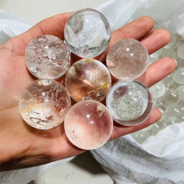 Wholesale Natural Crystal Clear Quartz Gemstone Spheres