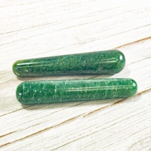 Wholesale Natural Crystal Green Aventurine Smooth Yoni Massage Wands