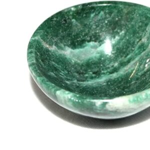 Wholesale Natural Crystal Green Jade Gemstone Bowl