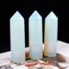 Radiant Glow Elegance – Opalite Crystal Obelisk Collection