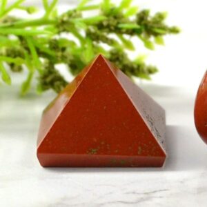 Wholesale Natural Crystal Poppy Jasper Gemstone Pyramid