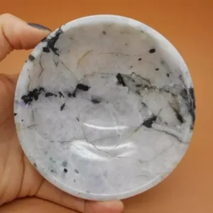 Wholesale Natural Crystal Rainbow Moonstone Gemstone Bowl