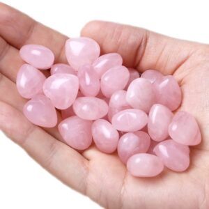 Wholesale Natural Crystal Rose Quartz Palm Stones