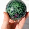 Wholesale Natural Crystal Ruby Zoisite Gemstone Spheres