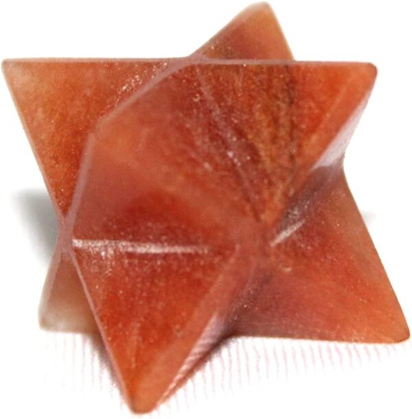 Wholesale Natural Crystal Stone Red Aventurine Merkaba Stars