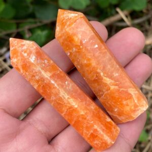 Wholesale Natural Crystal Sunstone Obelisk Tower Points