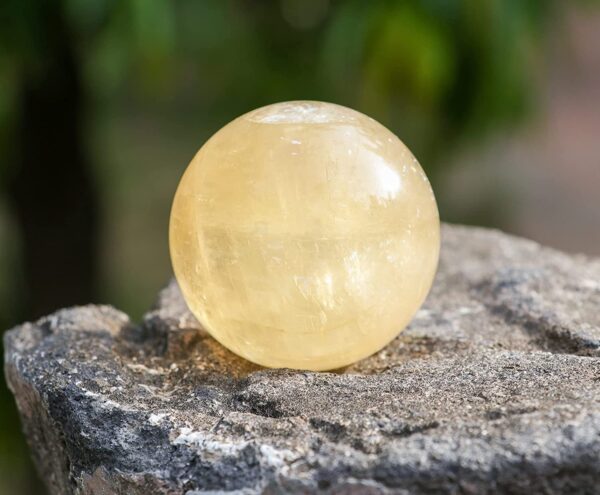 Wholesale Natural Crystal Yellow Calcite Gemstone Spheres