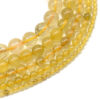 Wholesale Natural Golden Rutile 8MM Gemstone Beads Prayer Mala (108 Beads)