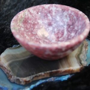 Wholesale Natural Lepidolite Gemstone Bowl