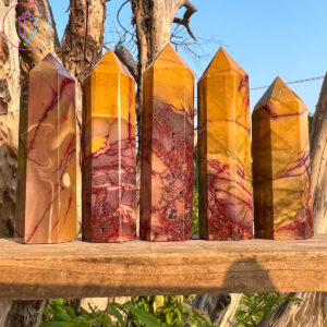 Wholesale Natural Mookaite Jasper Obelisk Tower